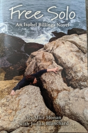 Front cover of Free Solo by Maine author Mair Honan