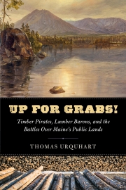 Front cover of "Up for Grabs" by Maine writer Thomas Urquhart